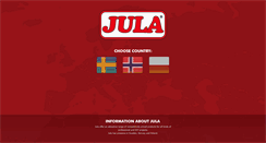 Desktop Screenshot of jula.com